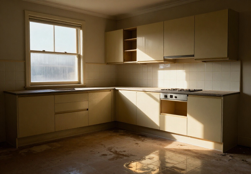 Restored office space in East Killara after flood restoration